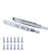 South Main Hardware 10 in. Side Mount Stainless Steel Ball Bearing Full Extension Drawer Slides SLIDE-BB-10